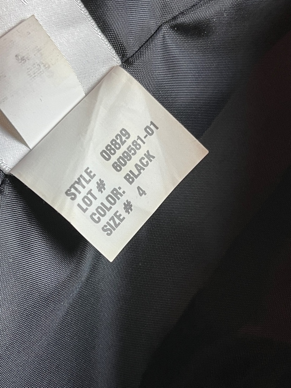 Larry Levine Double Breasted Wool Blend Black Pea Coat - 4 - Picture 6 of 9